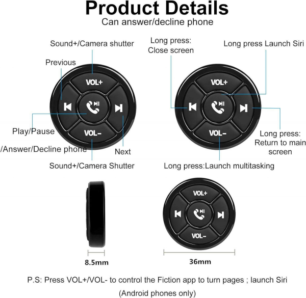 Bluetooth Fernbedienung (BLE Media Button)