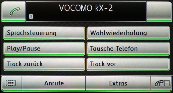 Freisprecheinrichtung mit Musikstreaming kX-2 VW, Skoda, Seat V1 Bluetooth