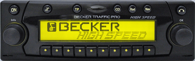  Becker Traffic Pro BE4720 Bluetooth MP3 Navigation  System Radio